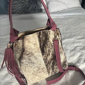 Handmade Mexican Cowhide Leather Crossbody | One of a Kind